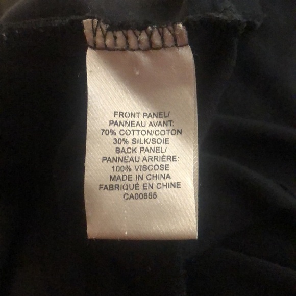 RW&CO. Floral on Black Tank Top, Hi-Lo, Small - Picture 6 of 7